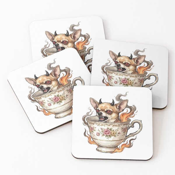 Item preview, Demon In A Teacup Cute But Evil Chihuahua designed and sold by Petzzz.