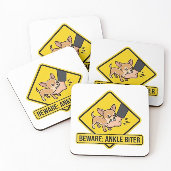 Item preview, Beware Of The Ankle Biter Ferocious Chihuahua Sign designed and sold by Petzzz.