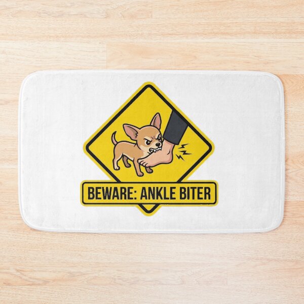Item preview, Beware Of The Ankle Biter Ferocious Chihuahua Sign designed and sold by Petzzz.