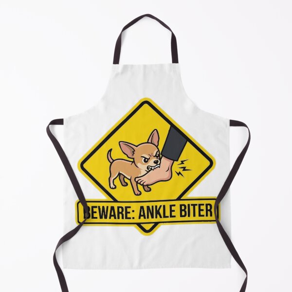 Item preview, Beware Of The Ankle Biter Ferocious Chihuahua Sign designed and sold by Petzzz.