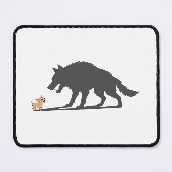 Item preview, Small Body Big Attitude Chihuahua Shadow designed and sold by Petzzz.