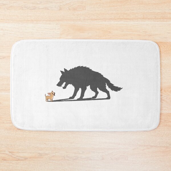 Item preview, Small Body Big Attitude Chihuahua Shadow designed and sold by Petzzz.