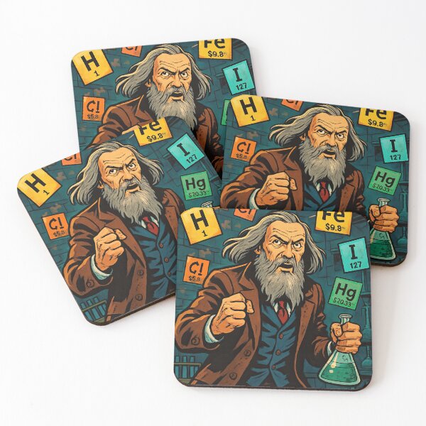 Item preview, Dmitri Mendeleev | Comics stylCartoone -  designed and sold by ComicsFactory.