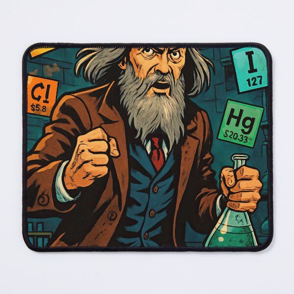 Item preview, Dmitri Mendeleev | Comics stylCartoone -  designed and sold by ComicsFactory.