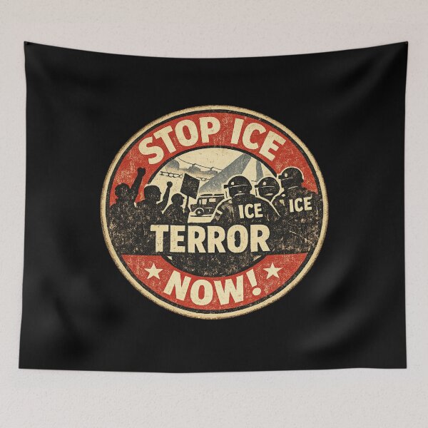 Item preview, Stop ICE terror now! designed and sold by DIRTYDUNNZ.