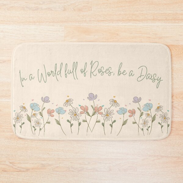 Item preview, In a World Full of Roses, Be a Daisy | Floral Office Decor designed and sold by SpencerReedDes.