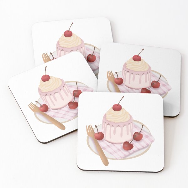 Item preview, A cup cake with cherries  designed and sold by Minivint.