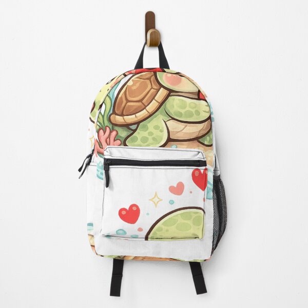 Item preview, Kawaii Sea Turtle Couple – Cute Valentine’s Day Ocean Love Art designed and sold by ThaiArtShop.