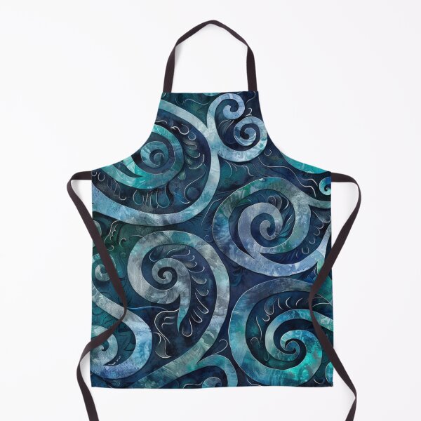 Item preview, New Zealand Māori Paua Pattern Koru Design 782 designed and sold by GrinGalore.