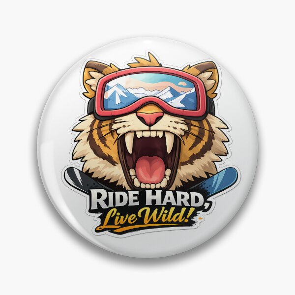 Item preview, Ride Hard Live Wild Tiger designed and sold by Mastermind-Art.
