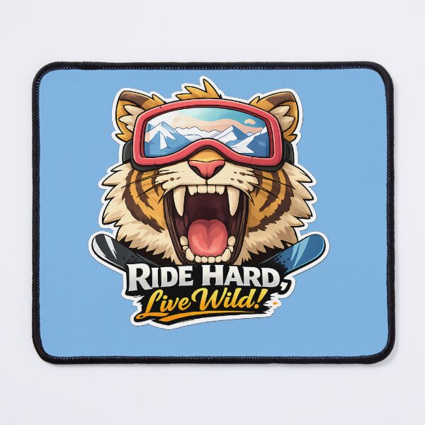 Item preview, Ride Hard Live Wild Tiger designed and sold by Mastermind-Art.