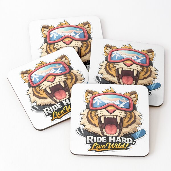 Item preview, Ride Hard Live Wild Tiger designed and sold by Mastermind-Art.