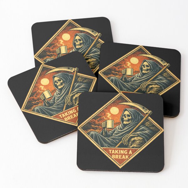 Item preview, Grim Reaper Taking A Break designed and sold by Planetporridge.