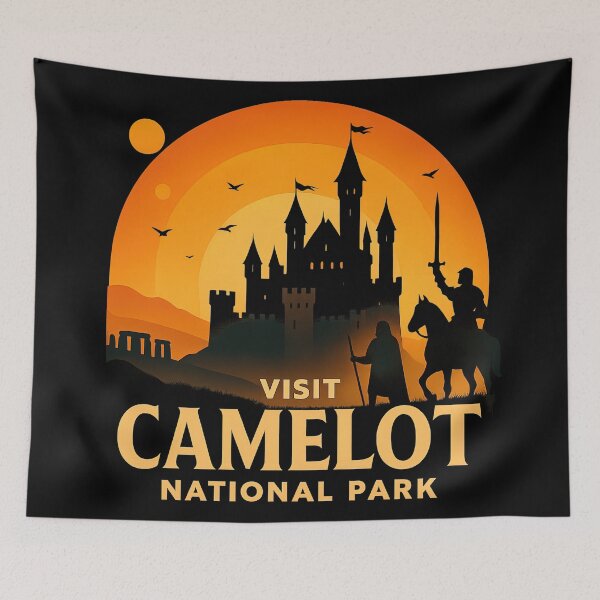 Item preview, Visit Camelot National Park designed and sold by Retr0Tshirts.