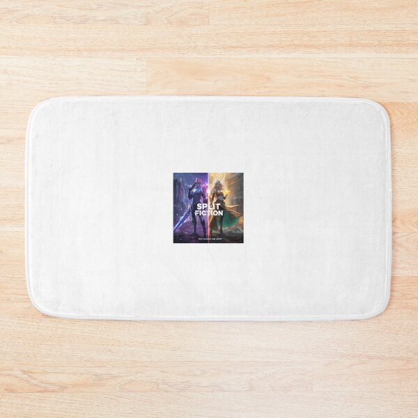 Item preview, Split Fiction – Sci-Fi vs Fantasy Two Worlds Gaming Art designed and sold by Graphic Therapist.