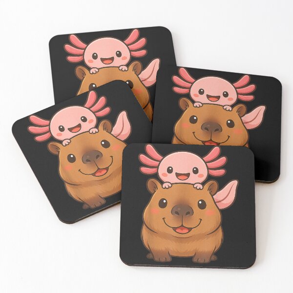 Item preview, Capybara Axolotl Kawaii Animal Lover Zoo Day Art for Men Women Kids , Capybara Gift Lover  designed and sold by DZIRI NAJAT.