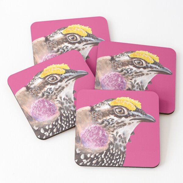 Item preview, Sharp-Tailed Grouse, Discreet Dance of the Plains designed and sold by art-elodie-g.
