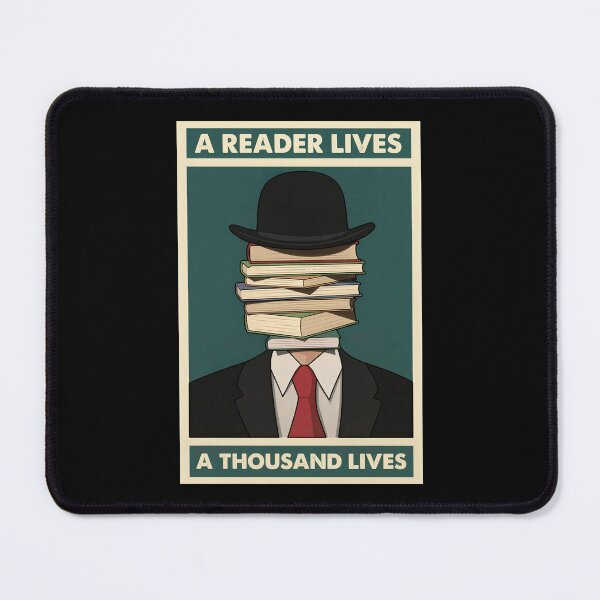 Item preview, A Reader Lives a Thousand Lives Bibliophile Wisdom designed and sold by Blok45.