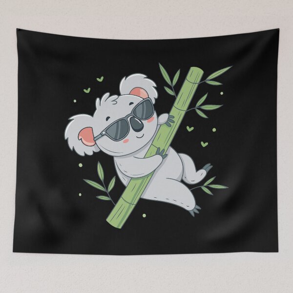 Item preview, Koala on bamboo wearing glasses designed and sold by gigimoog.
