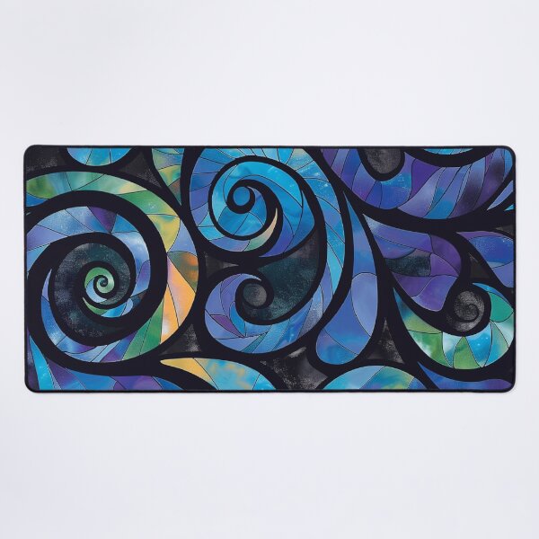 Item preview, New Zealand Māori Paua Pattern Koru Design 783 designed and sold by GrinGalore.