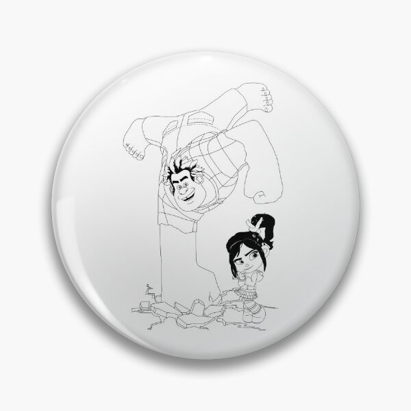 Item preview, Line Art Wreck it Ralph designed and sold by Lumennyxart.