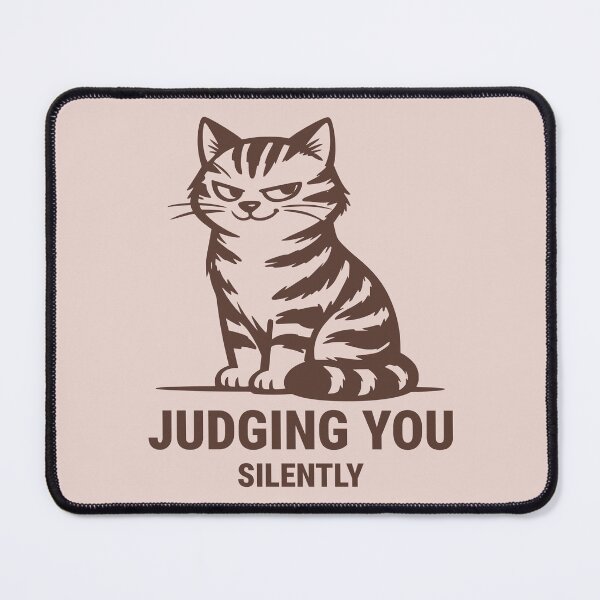 Item preview, Judging You Silently Playful Tabby Cat designed and sold by KLArtzStore.