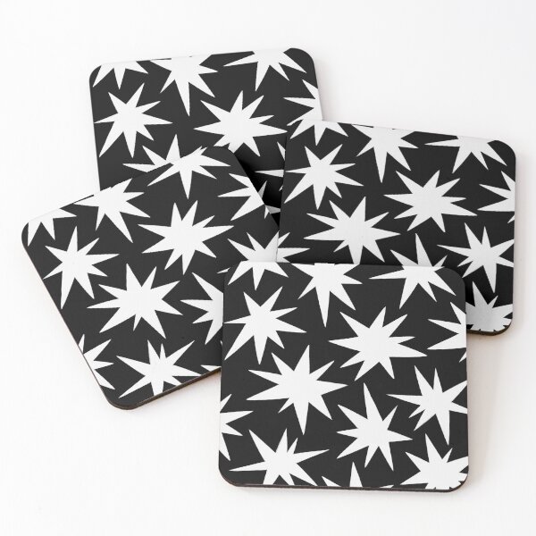 Item preview, Funky Stars Black and White designed and sold by jess-ji.