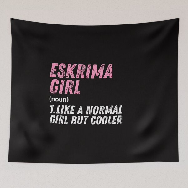 Item preview, Eskrima Girl Like A Normal Girl But Cooler designed and sold by WeirdlyRare.