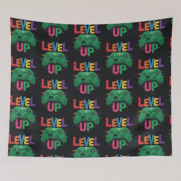 Item preview, Level Up – Colorful Gamer Motivation designed and sold by Taans-Creation.