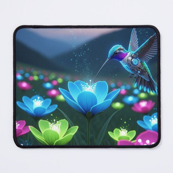Item preview, robotic hummingbird pollinating designed and sold by Losancestros.
