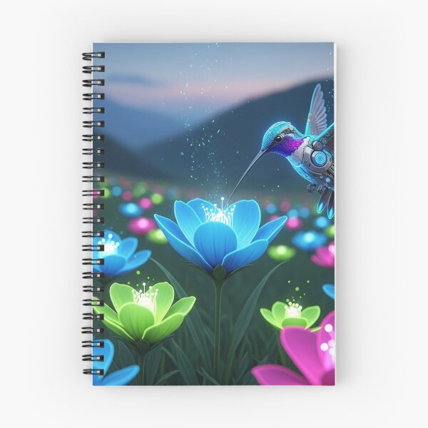 Item preview, robotic hummingbird pollinating designed and sold by Losancestros.