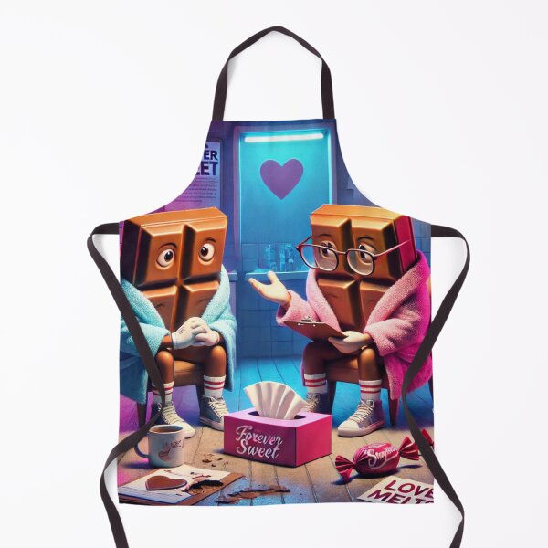Item preview, Chocolate Therapy Session – Funny 3D Candy Romance Parody designed and sold by ComedyInkFactor.