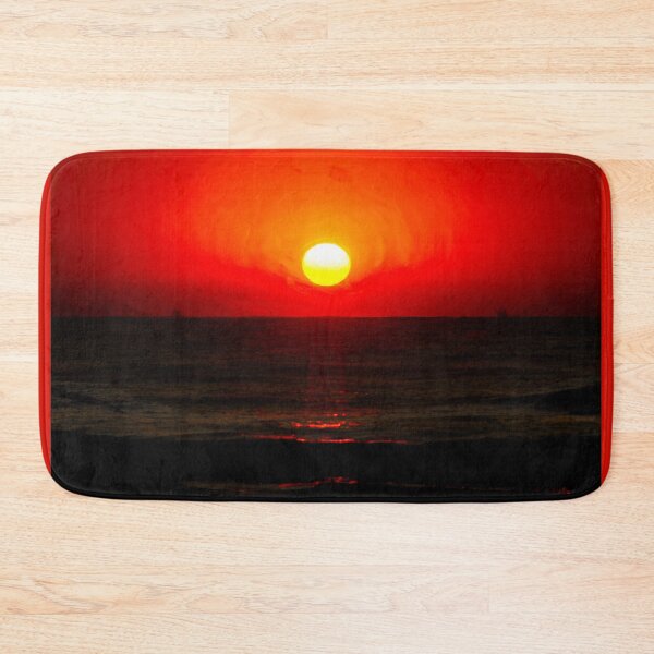 Item preview, Dramatic Red Sunrise Over the Gulf designed and sold by Debra Martz.