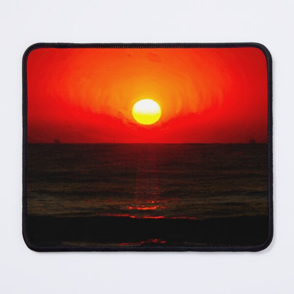 Item preview, Dramatic Red Sunrise Over the Gulf designed and sold by Debra Martz.