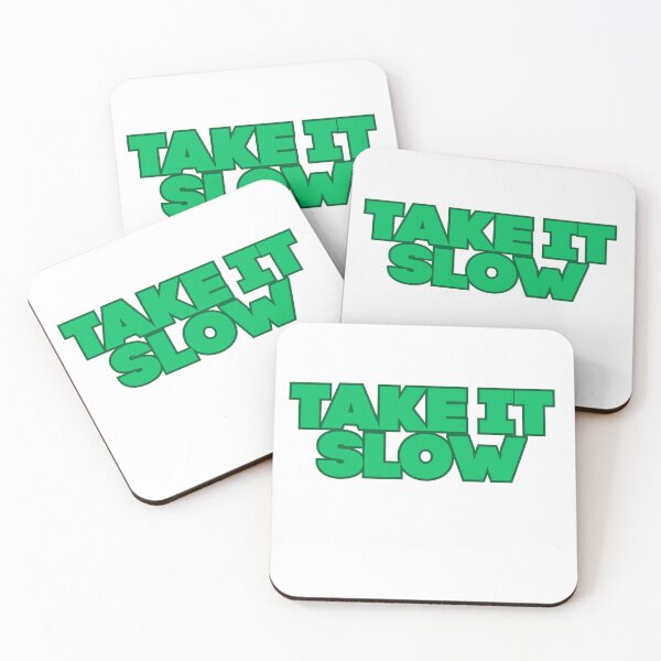 Item preview, Take It Slow Minimal Calm Sticker designed and sold by PS-ARTSHOP.