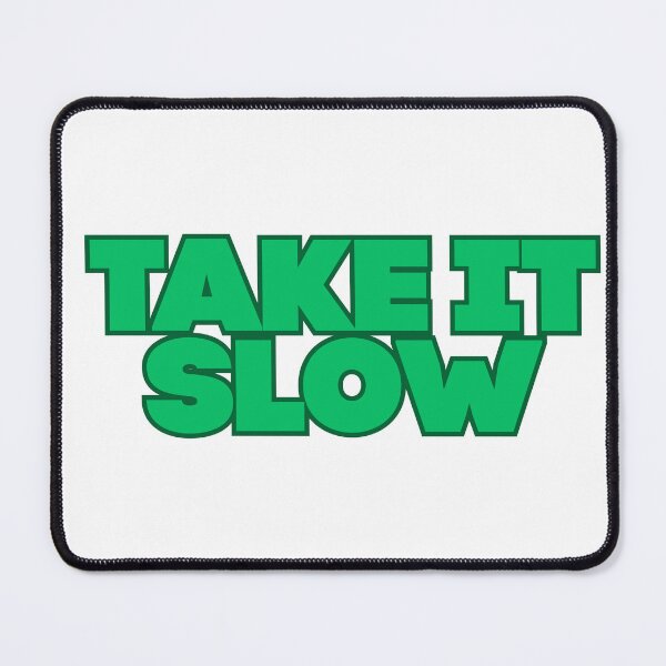 Item preview, Take It Slow Minimal Calm Sticker designed and sold by PS-ARTSHOP.