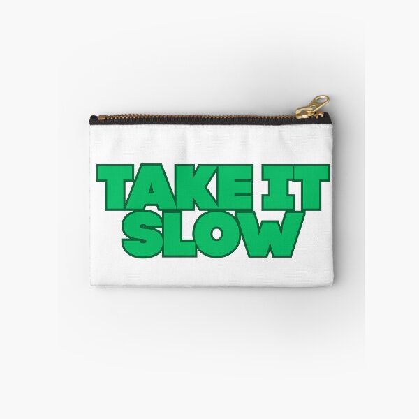 Item preview, Take It Slow Minimal Calm Sticker designed and sold by PS-ARTSHOP.