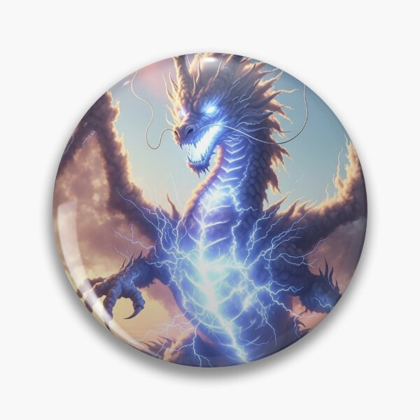 Item preview, Electric dragon formed from clouds designed and sold by Losancestros.