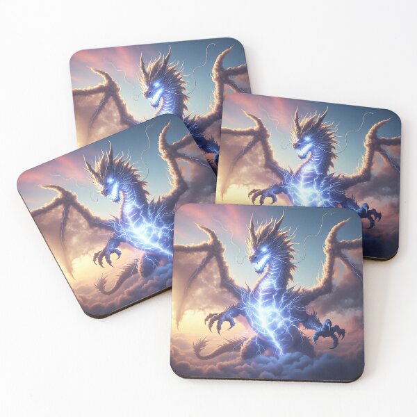 Item preview, Electric dragon formed from clouds designed and sold by Losancestros.