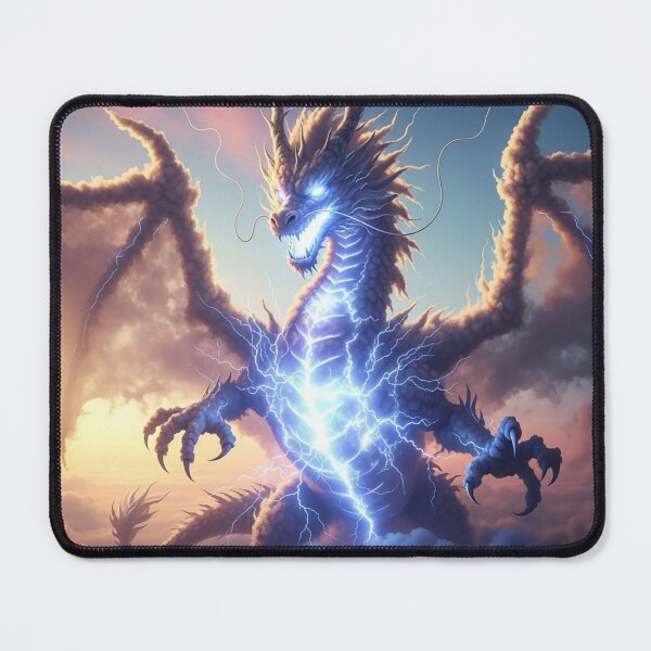 Item preview, Electric dragon formed from clouds designed and sold by Losancestros.