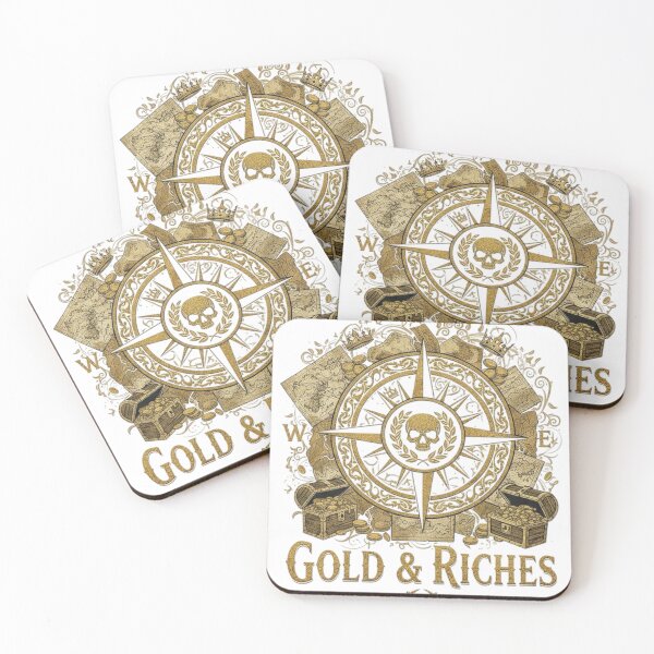 Item preview, Vintage Gold & Riches - Explorer’s Treasure Map Graphic designed and sold by Moccroad.