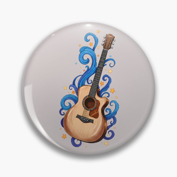 Item preview, Space Acoustic Guitar - National Guitar Day designed and sold by Art-Arcade6.