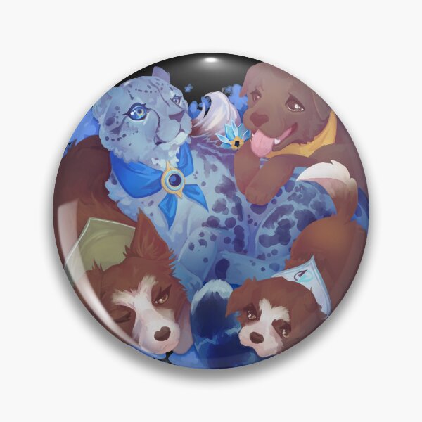 Item preview, Anxiety Ridden Zoo Cheetah and Emotional Support Dogs designed and sold by Tea Cat Arts.
