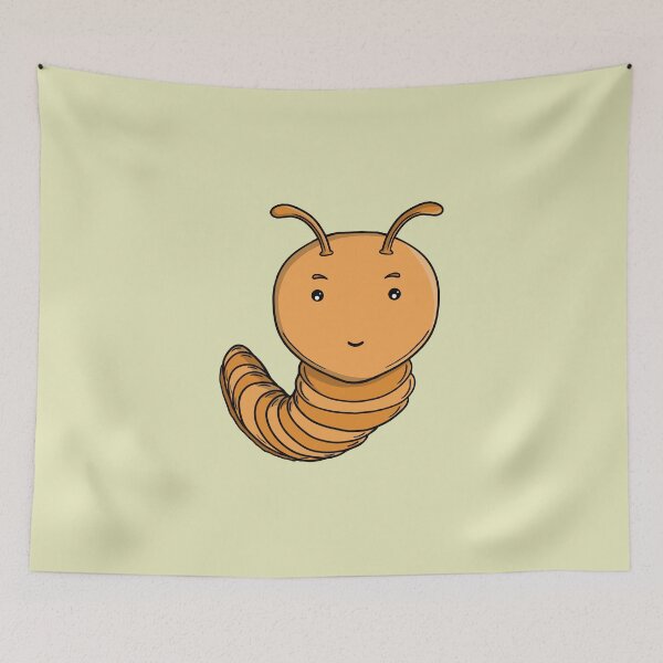 Item preview, Cute Purple Centipede Happy Kawaii Caterpillar designed and sold by shopdiego.