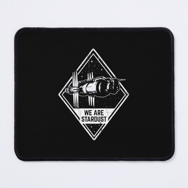 Item preview, We Are Stardust Vintage Sci-Fi Space Station Art designed and sold by Fenay Designs.