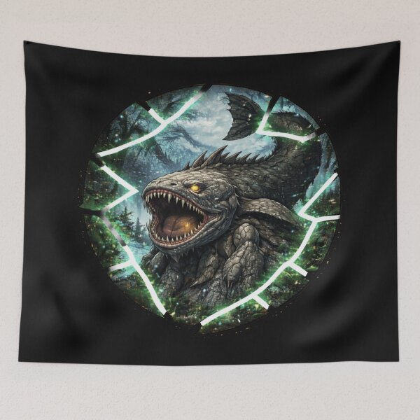Item preview, Colorado Cryptid Slide-Rock Bolter Art designed and sold by Planetporridge.
