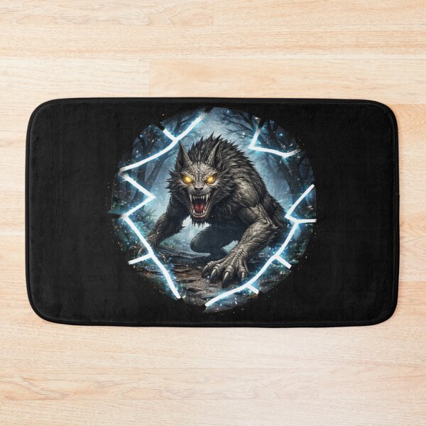 Item preview, Michigan Dogman Art Cryptid designed and sold by Planetporridge.