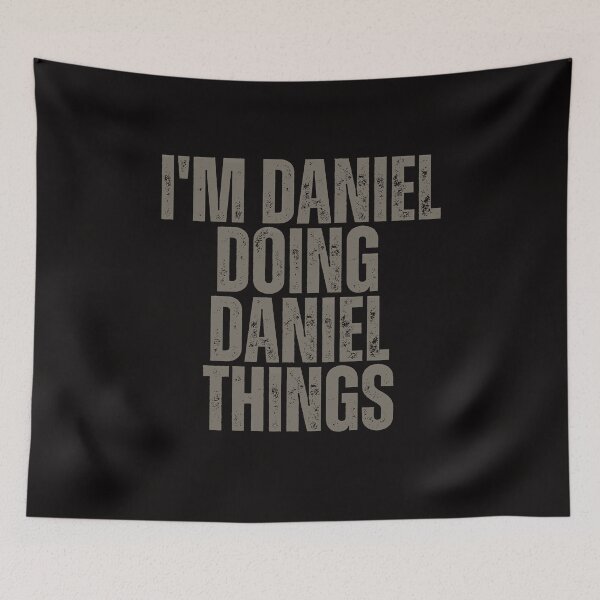 Item preview, I'M DANIEL DOING DANIEL THINGS Shirt Funny Christmas Gift Idea designed and sold by WeirdlyRare.