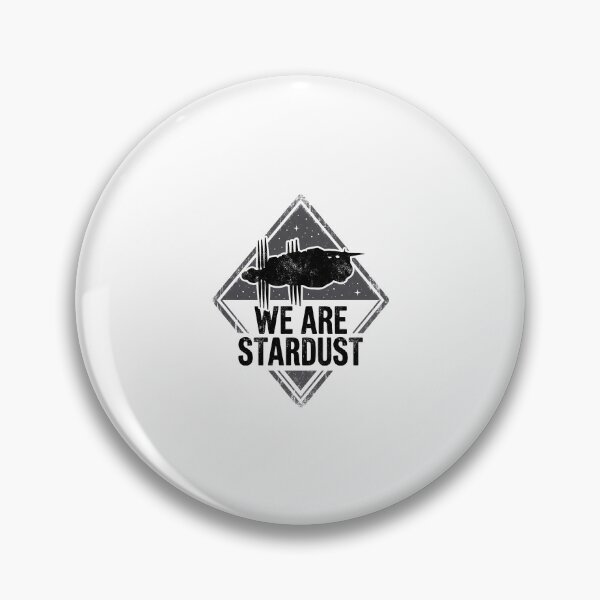 Item preview, We Are Stardust Silhouette Space Station Vintage Sci-Fi designed and sold by Fenay Designs.