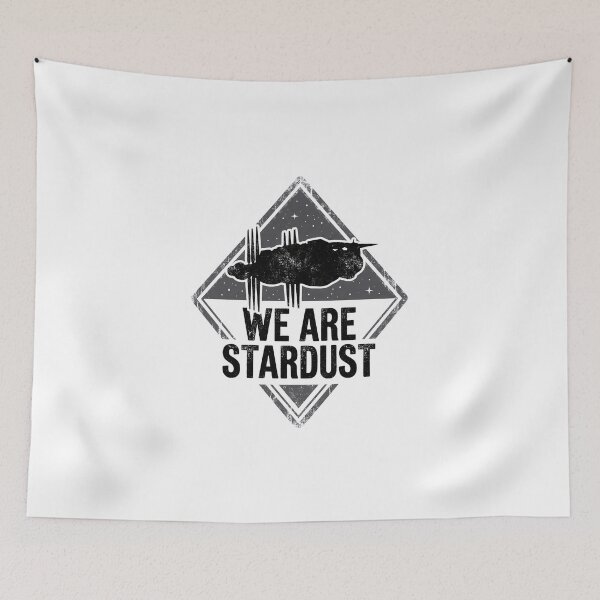 Item preview, We Are Stardust Silhouette Space Station Vintage Sci-Fi designed and sold by Fenay Designs.